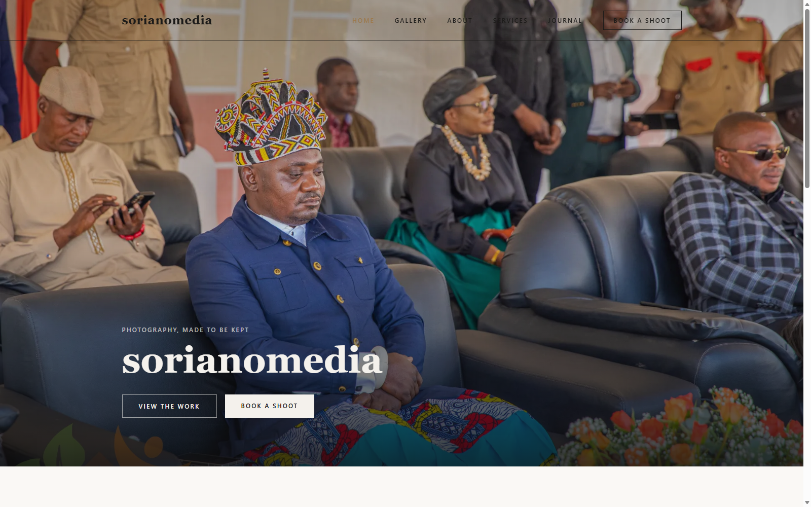 sorianomedia website screenshot